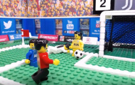Quả Penalty oan nghiệt của Higuain được mô phỏng theo phong cách lego