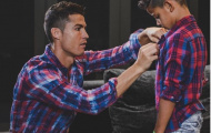 Cha con Ronaldo ăn mặc sành điệu như thế nào?