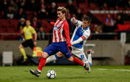 Griezmann nổ 'poker', Atletico gây sức ép lên Barca
