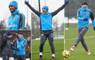 Đẩy lùi u ám, sân tập Arsenal vui như trẩy hội