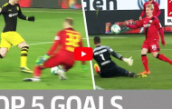 Top 5 bàn thắng đẹp nhất vòng 25 Bundesliga