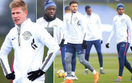 Quên đi Basel, dàn sao Man City lao vào tập luyện
