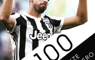 Sami Khedira gia nhập 'quý ngài 100' tại Serie A