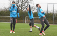 Dàn sao Arsenal phấn chấn tập luyện sau thắng lợi vang dội trước AC Milan