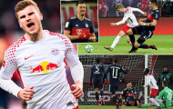 Sao Liverpool bùng nổ, RB Leipzig quật ngã Bayern Munich