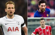 Top 10 sao sân cỏ có giá trị chuyển nhượng đạt đỉnh: Kane vượt Messi
