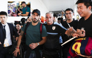 Luis Suarez được fan săn đón ở Trung Quốc