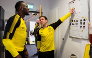 Usain Bolt miệt mài tập luyện, học 'chiến thuật' ở Dortmund