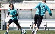Modric cày nát sân tập Real, bác tin chấn thương