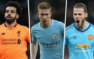 Cầu thủ hay nhất Premier League 2017/18: De Gea đấu Kane, Salah