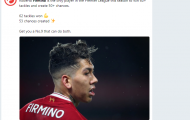Roberto Firmino - Số 9 'phòng ngự' hay nhất Premier League hiện tại