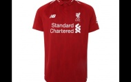 Liverpool công bố mẫu áo mới