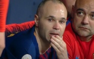 Andres Iniesta bật khóc trong trận chung kết cuối cùng với Barca