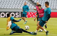 Buổi tập làm quen sân của Real Madrid trên Allianz Arena