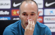 Iniesta khóc đỏ mắt khi nói lời chia tay Barcelona