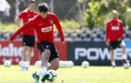 Atletico Madrid trở lại tập luyện sau chiến thắng trước Arsenal