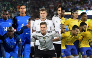 Năm ứng cử viên sáng giá nhất cho chức vô địch World Cup 2018