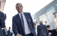 Allegri tươi rói khi dẫn đoàn Juventus tiến đánh Thủ Đô
