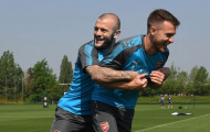Thấy gì ở buổi tập của Arsenal khi Wenger gần ra đi?