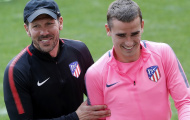 Griezmann 'thân mật' với Diego Simeone trước tin đồn ra đi