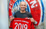 Bayern Munich trói chân Arjen Robben đến năm 2019