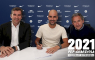 Chính thức: Pep Guardiola gia hạn hợp đồng với Manchester City đến 2021