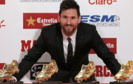 Messi chính thức giành danh hiệu Chiếc Giày Vàng châu Âu