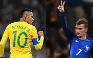 Brazil - Pháp: Cuộc đối đầu đáng chờ đợi tại World Cup 2018