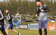 Vì chức vô địch, Messi tập luyện cật lực cùng Argentina