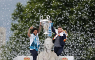 Chùm ảnh: Các cầu thủ Real Madrid ăn mừng chức vô địch Champions League