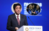 Thủ tướng Shinzo Abe 'mơ mộng' trước thềm World Cup 2018