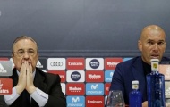 Chủ tịch Perez thất thần trong ngày Zidane từ chức