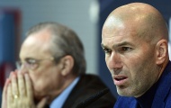 Florentino Perez SỐC vì quyết định từ chức của Zidane