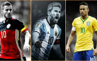 Những danh thủ khoác áo số 10 xuất sắc nhất World Cup 2018