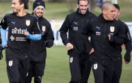 Không Messi, Suarez 'đeo dính' Diego Godin trên tuyển