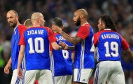 Zidane, Henry và đồng đội đánh bại đội bóng của HLV Wenger