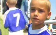 Hình ảnh vô cùng đáng yêu của Griezmann 20 năm trước khi xin chữ kí tuyển thủ Pháp