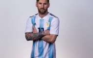 Messi tạo dáng cựu ngầu trong bộ ảnh chân dung của Argentina