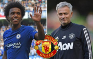 Chuyển nhượng Man Utd: Willian sẽ trở thành cái tên tiếp theo tái hợp Jose Mourinho?