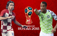 TRỰC TIẾP Croatia 2-0 Nigeria: Kết thúc