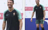 Ronaldo cười 'nham nhở' rồi tát yêu Quaresma