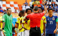 Trận Colombia - Nhật Bản chứng kiến thẻ đỏ nhanh thứ 2 lịch sử World Cup