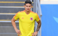 Vì sao James Rodriguez phải ngồi dự bị trận Colombia - Nhật Bản?