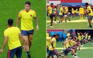 James Rodriguez và dàn sao Colombia căng thẳng trước giờ G