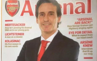 Arsenal bị chế giễu sau khi tân HLV Unai Emery đứng chặn tên trên bìa tạp chí