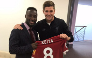 Naby Keita: 'Steven Gerrard đã trao áo số 8 cho tôi'