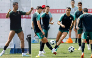 Chưa sút tung lưới Uruguay, Ronaldo đã học cách ăn mừng