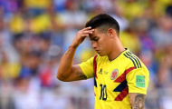 CẬP NHẬT: Tình hình chấn thương của James Rodriguez trước đại chiến Anh