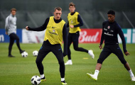 Sao Man Utd so kè nhau trên sân tập tuyển Anh