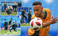 Neymar cắt phăng tóc mì tôm, quẩy sung trên sân tập Brazil
